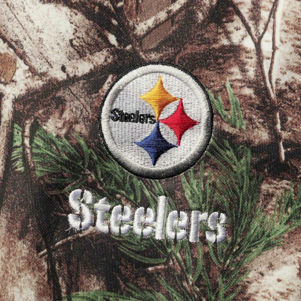 Pittsburgh Steelers Dunbrooke Circle Champion Tech Fleece Pullover Hoodie Realtree Camo