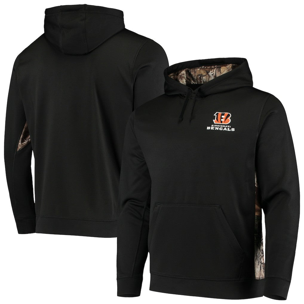 Cincinnati Bengals Dunbrooke Logo Ranger Pullover Hoodie Black/Realtree Camo