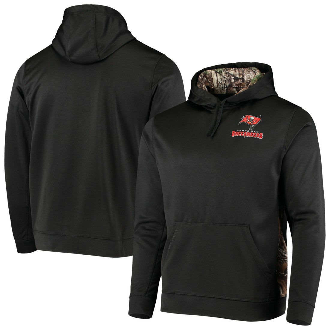 Tampa Bay Buccaneers Dunbrooke Logo Ranger Pullover Hoodie Black/Realtree Camo