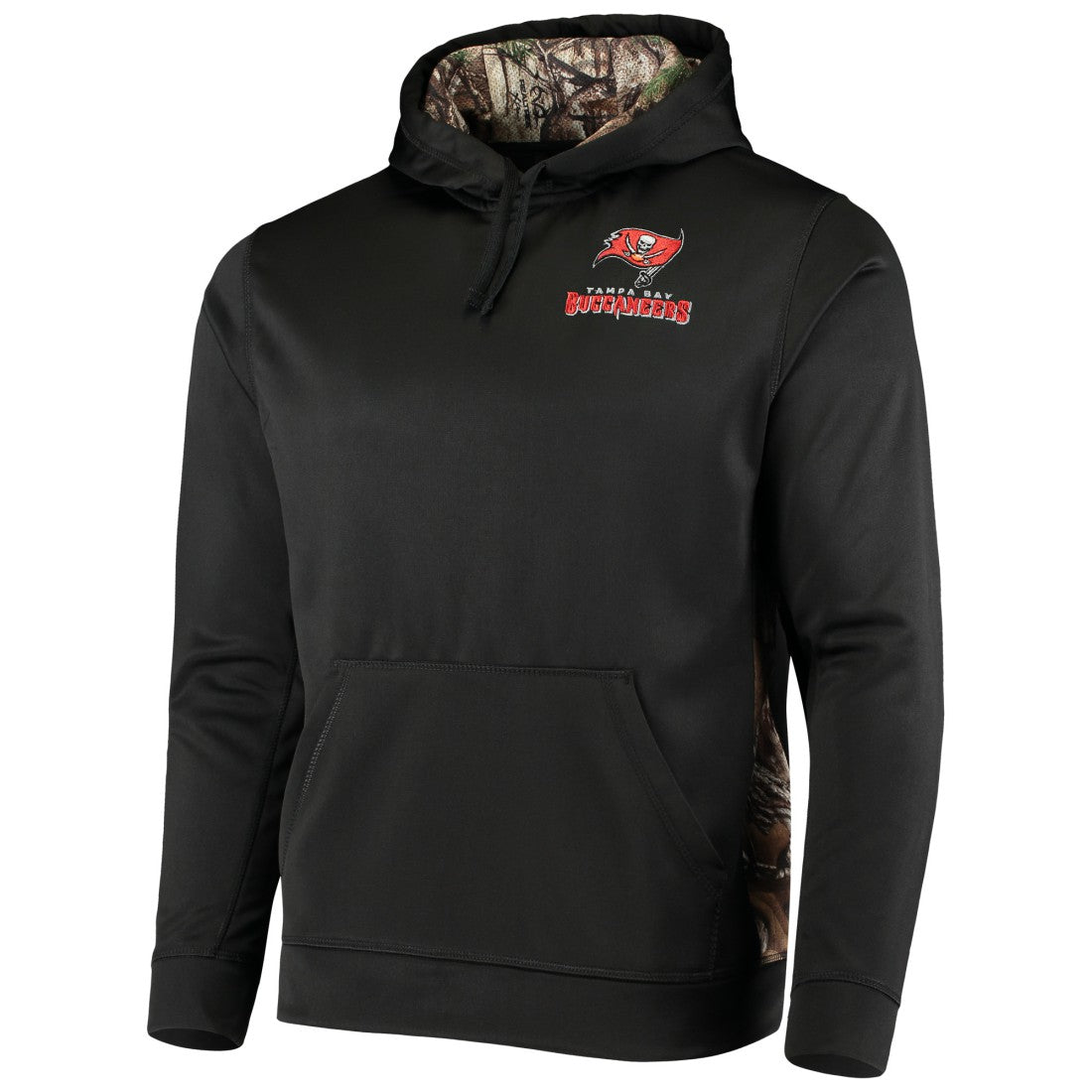 Tampa Bay Buccaneers Dunbrooke Logo Ranger Pullover Hoodie Black/Realtree Camo