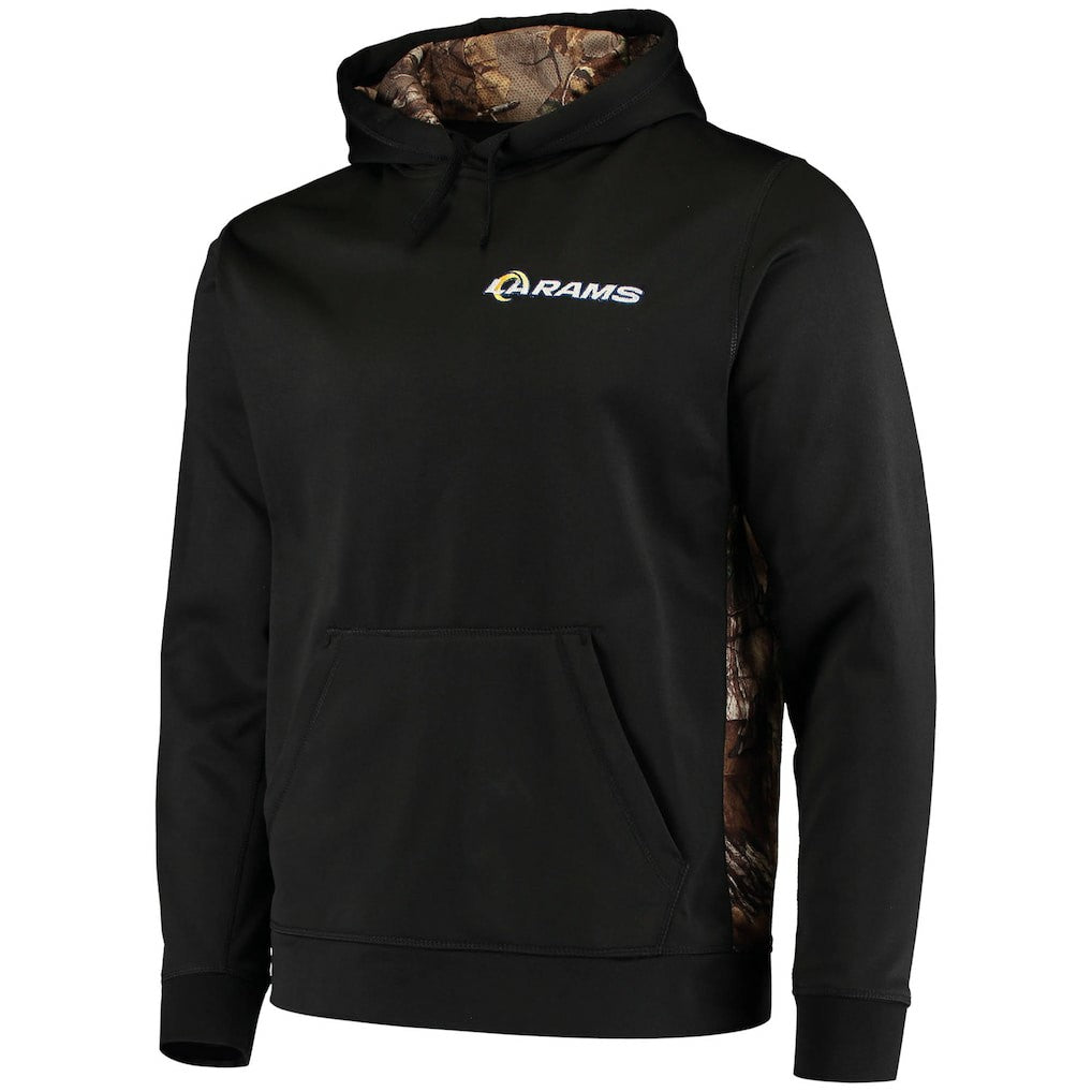Los Angeles Rams Dunbrooke Logo Ranger Pullover Hoodie Black/Realtree Camo