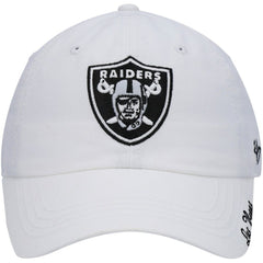 47 brand Las Vegas Raiders '47 Women's Miata Clean Up Primary Adjustable Hat White