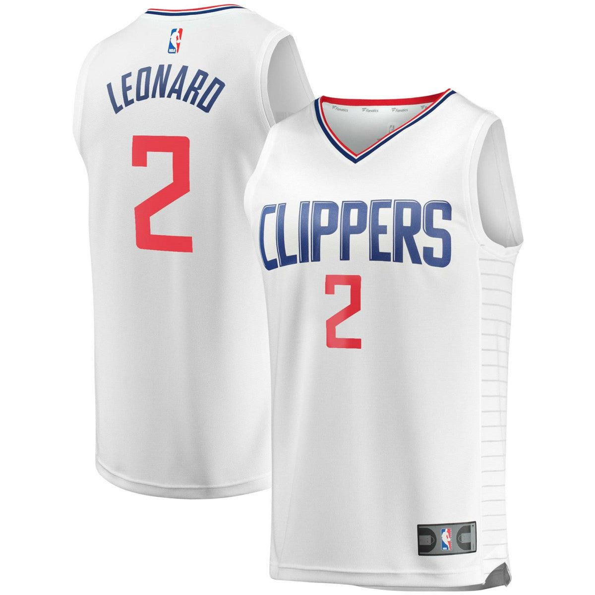 Kawhi Leonard LA Clippers Youth 2020/21 Fast Break Player Jersey White Association Edition | Fanatics Near Me
