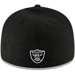 Las Vegas Raiders New Era Omaha Script Low Profile 59FIFTY Fitted Hat Black