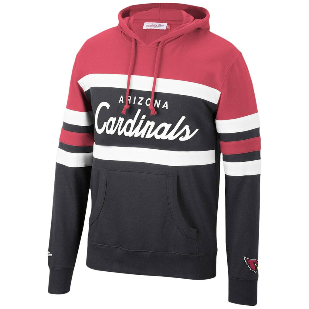 Mitchell & Ness Arizona Cardinals Head Coach Pullover Hoodie Cardinal/Black