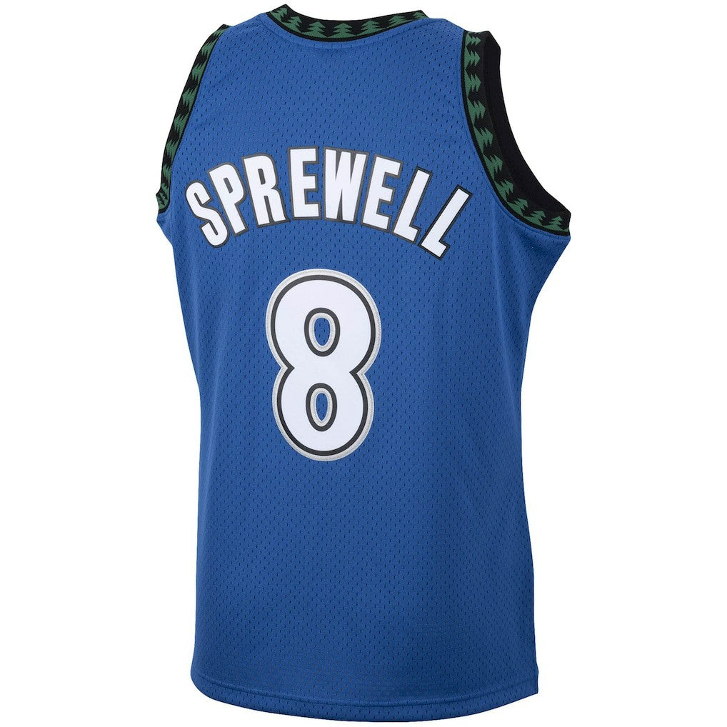 Latrell Sprewell Minnesota Timberwolves 2003/04 Hardwood Classics Swingman Jersey Blue | Mitchell & Ness for sale