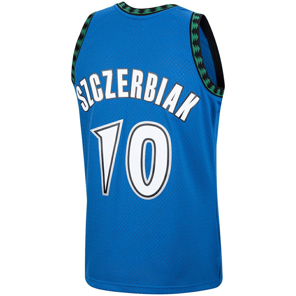 Wally Szczerbiak Minnesota Timberwolves 2003/04 Hardwood Classics Swingman Jersey Blue | Mitchell & Ness outlet