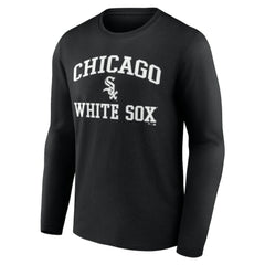 Men's Black Chicago White Sox Team Heart & Soul Long Sleeve T-Shirt - MLB on Sale