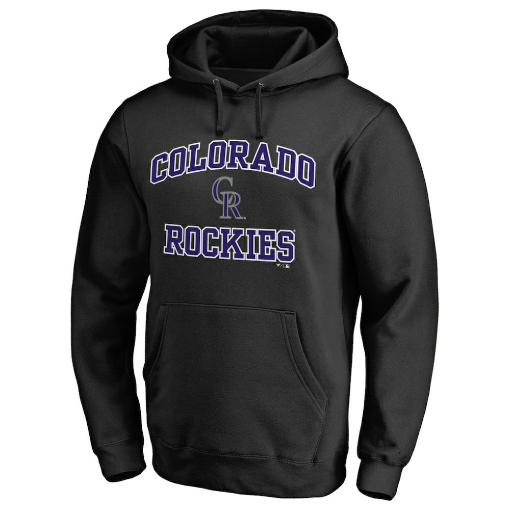 Colorado Rockies Heart & Soul Pullover Hoodie - Black - MLB Lifestyle