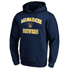 Milwaukee Brewers Heart & Soul Pullover Hoodie - Navy - MLB Discount