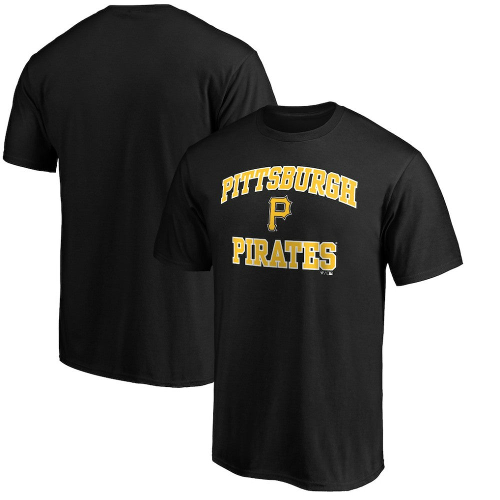 Pittsburgh Pirates Fanatics MTO Label Heart & Soul T-Shirt - Black - Fanatics Discount