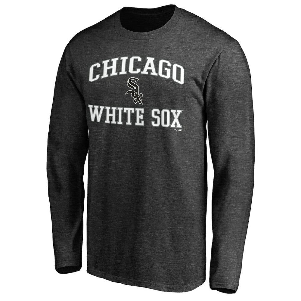 Men's Charcoal Chicago White Sox Team Heart & Soul Long Sleeve T-Shirt - MLB on Sale