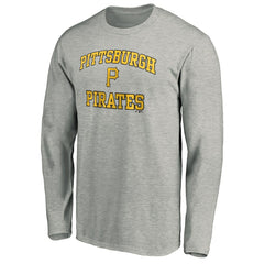 Pittsburgh Pirates Team Heart & Soul Long Sleeve T-Shirt - Heathered Gray - MLB on Sale