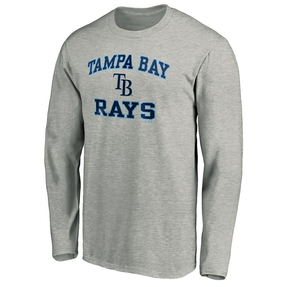 Tampa Bay Rays Team Heart & Soul Long Sleeve T-Shirt - Heathered Gray - MLB Online