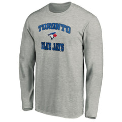 Toronto Blue Jays Team Heart & Soul Long Sleeve T-Shirt - Heathered Gray - MLB on Sale