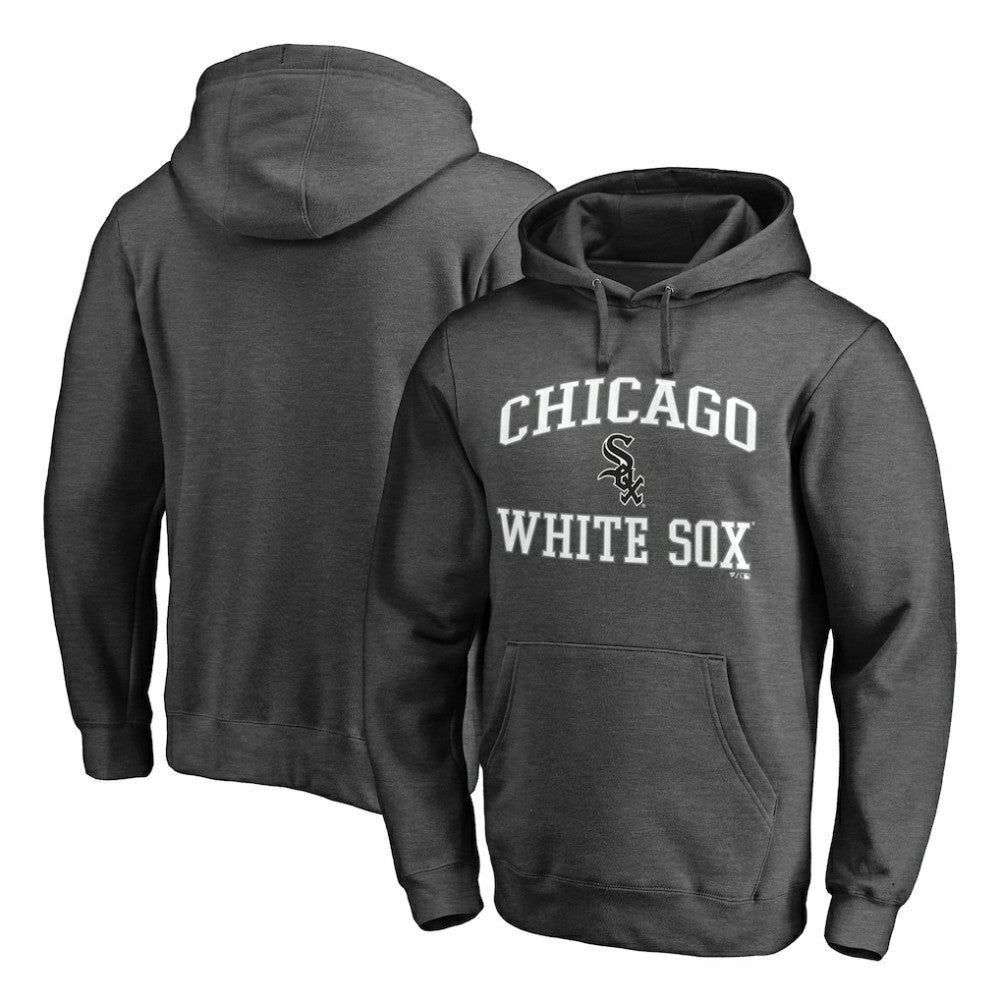 Chicago White Sox Fanatics MTO Label Heart & Soul Pullover Hoodie - Charcoal - Fanatics Online
