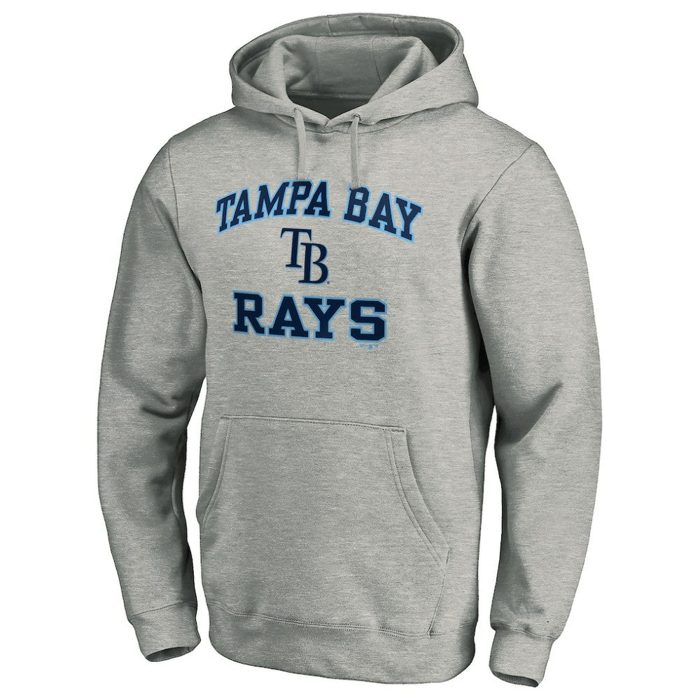Tampa Bay Rays Fanatics MTO Label Heart & Soul Pullover Hoodie - Heather Gray - Fanatics on Sale
