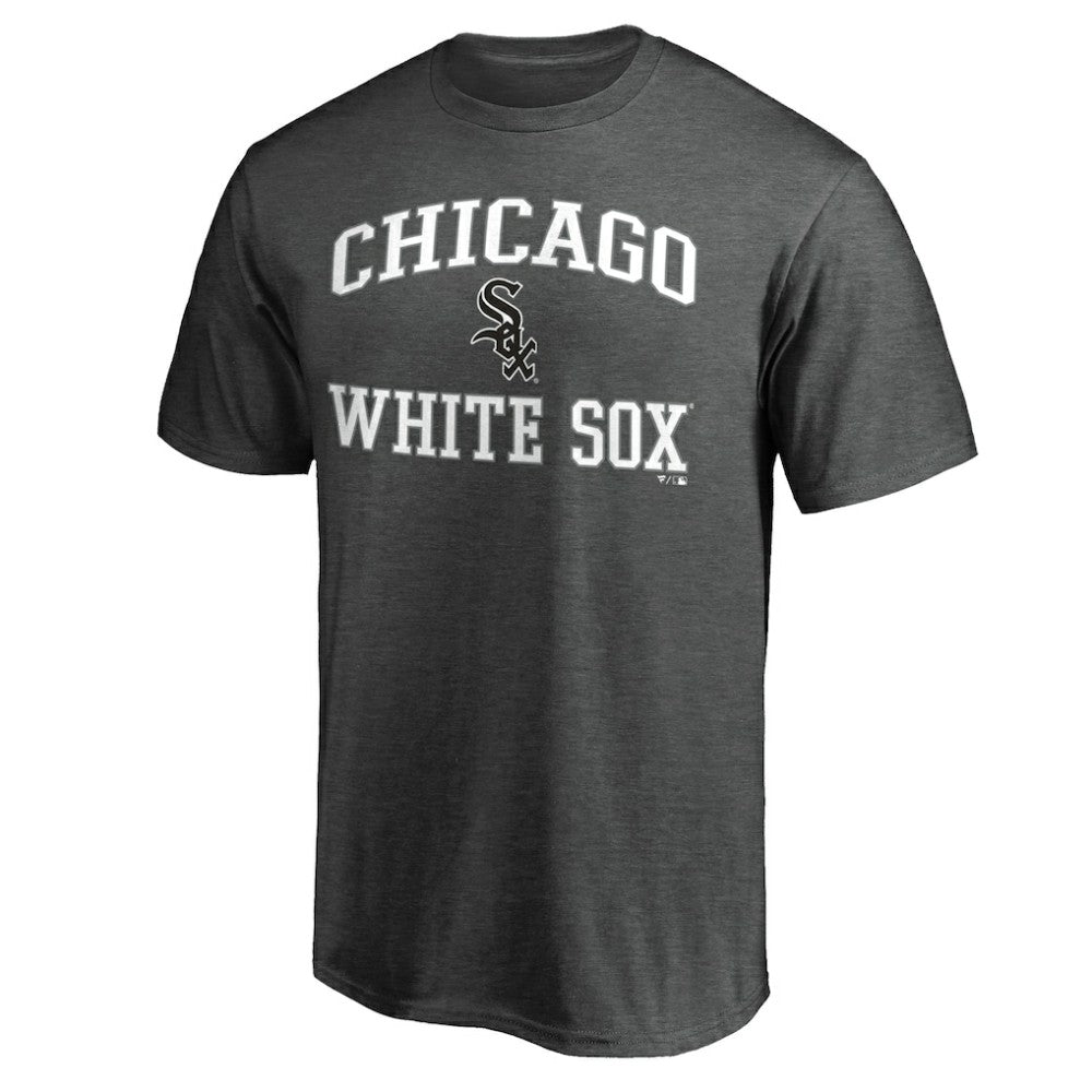 Chicago White Sox Fanatics MTO Label Heart & Soul T-Shirt - Heather Charcoal - Fanatics on Sale