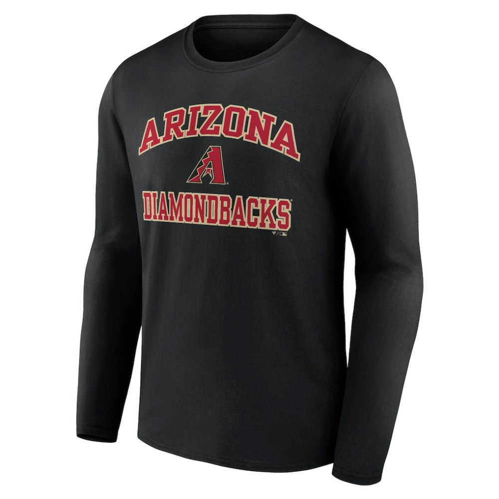 Men's Black Arizona Diamondbacks Team Heart & Soul Long Sleeve T-Shirt - MLB Sale
