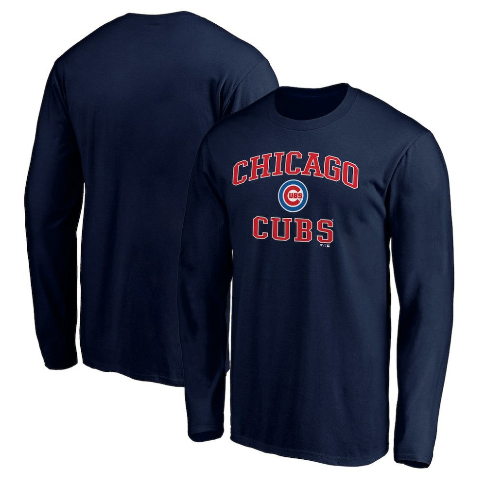 Men's Navy Chicago Cubs Team Heart & Soul Long Sleeve T-Shirt - MLB Online