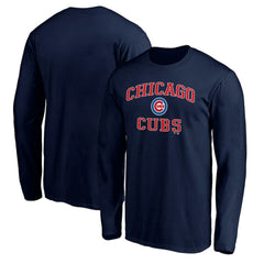Men's Navy Chicago Cubs Team Heart & Soul Long Sleeve T-Shirt - MLB Online