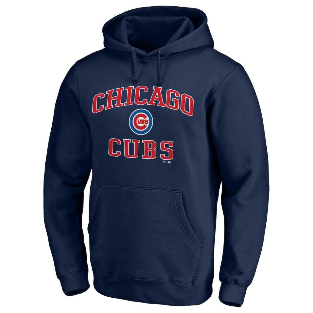 Chicago Cubs Heart & Soul Pullover Hoodie - Navy - MLB Online