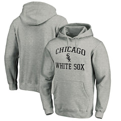 Chicago White Sox Fanatics MTO Label Heart & Soul Pullover Hoodie - Heather Gray - Fanatics on Sale