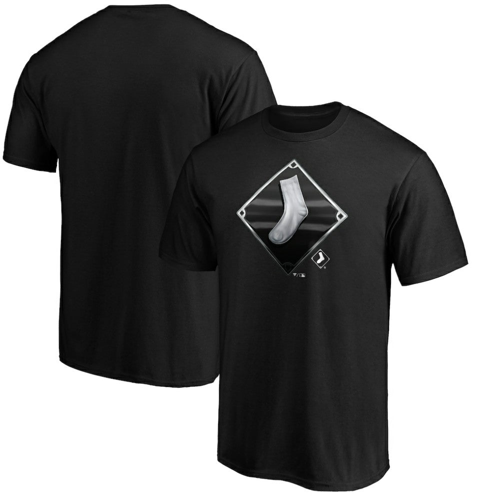 Chicago White Sox Midnight Mascot T-Shirt - Black - MLB Lifestyle