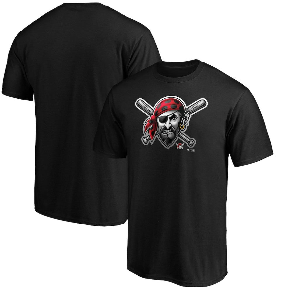 Pittsburgh Pirates Midnight Mascot T-Shirt - Black - MLB Lifestyle