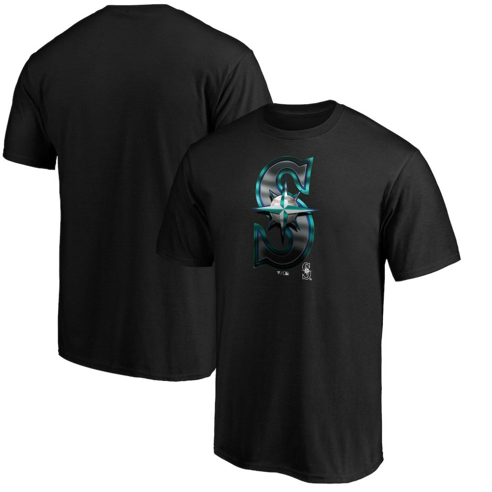 Seattle Mariners Midnight Mascot T-Shirt - Black - MLB Discount