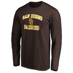San Diego Padres Team Heart & Soul Long Sleeve T-Shirt - Brown - MLB Sale