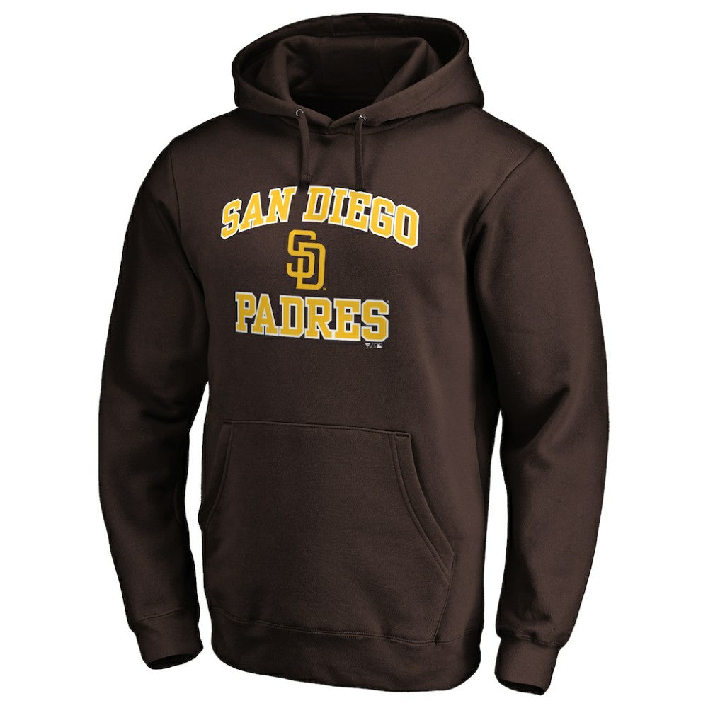 San Diego Padres Fanatics MTO Label Heart & Soul Pullover Hoodie - Brown - Fanatics Sale