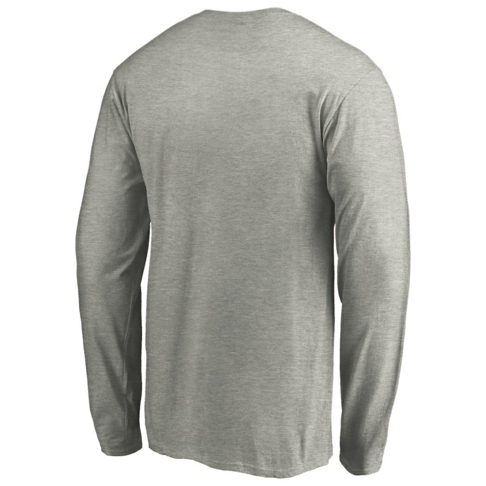 Baltimore Orioles Official Team Logo Long Sleeve T-Shirt - Heather Gray - MLB Online