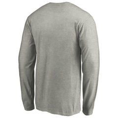 Athletics Official Team Logo Long Sleeve T-Shirt - Heather Gray - MLB Discount
