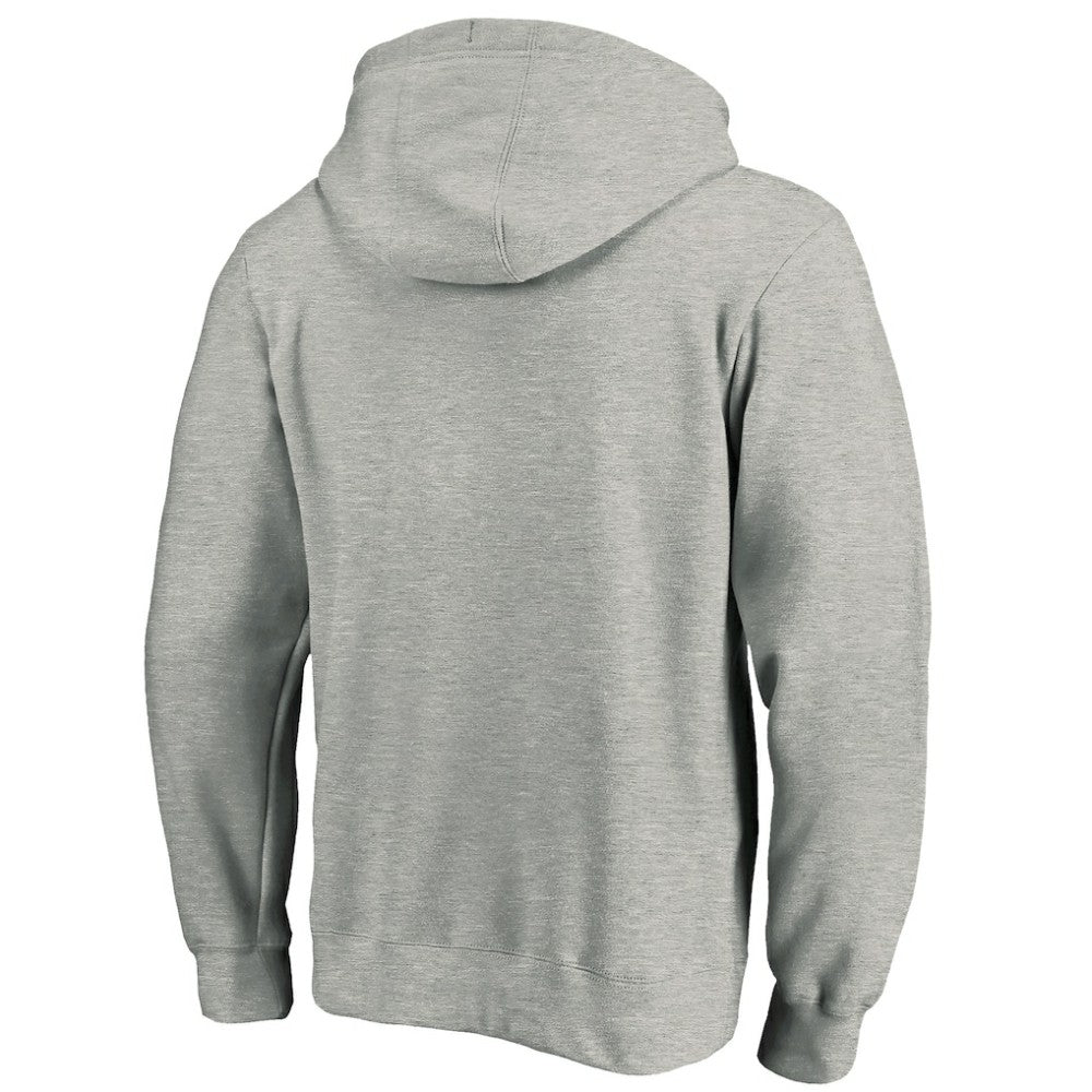 San Francisco Giants Official Logo Fitted Pullover Hoodie - Heather Gray - MLB Discount