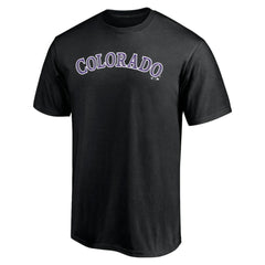 Colorado Rockies Official Wordmark T-Shirt - Black - MLB Online