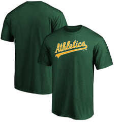 Athletics Official Wordmark Team T-Shirt - Green - MLB Discount