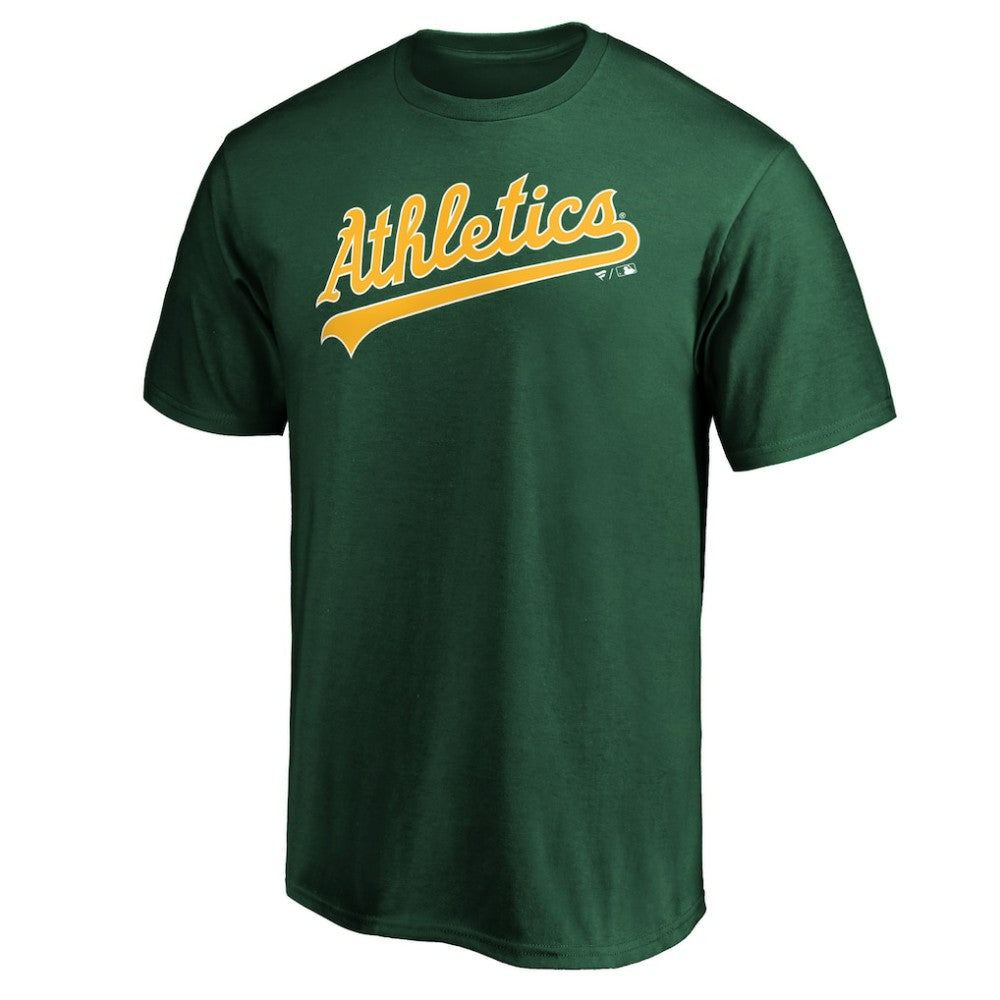 Athletics Official Wordmark Team T-Shirt - Green - MLB Discount
