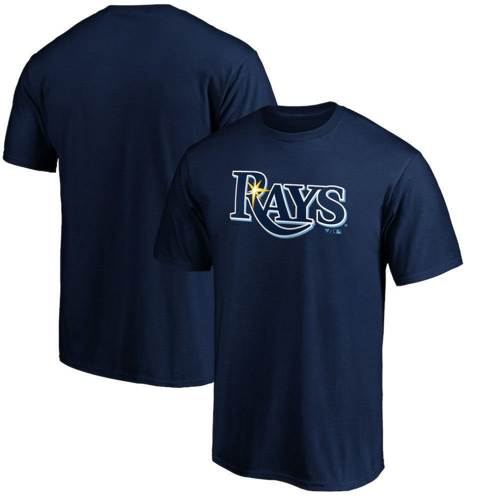 Tampa Bay Rays Official Wordmark Team T-Shirt - Navy - MLB Sale