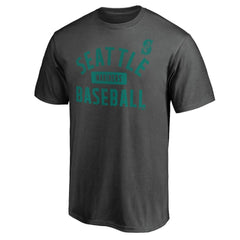 Seattle Mariners Iconic Primary Pill T-Shirt - Charcoal - MLB Sale