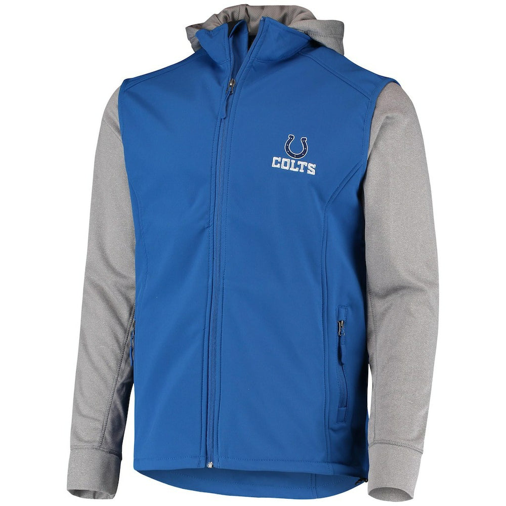 Indianapolis Colts Dunbrooke Alpha Full-Zip Jacket Royal/Gray