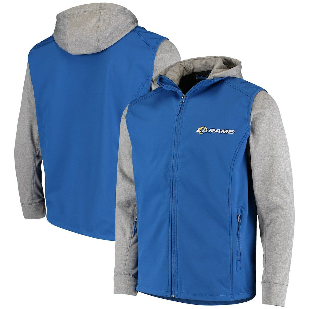 Los Angeles Rams Dunbrooke Alpha Full-Zip Jacket Royal/Gray