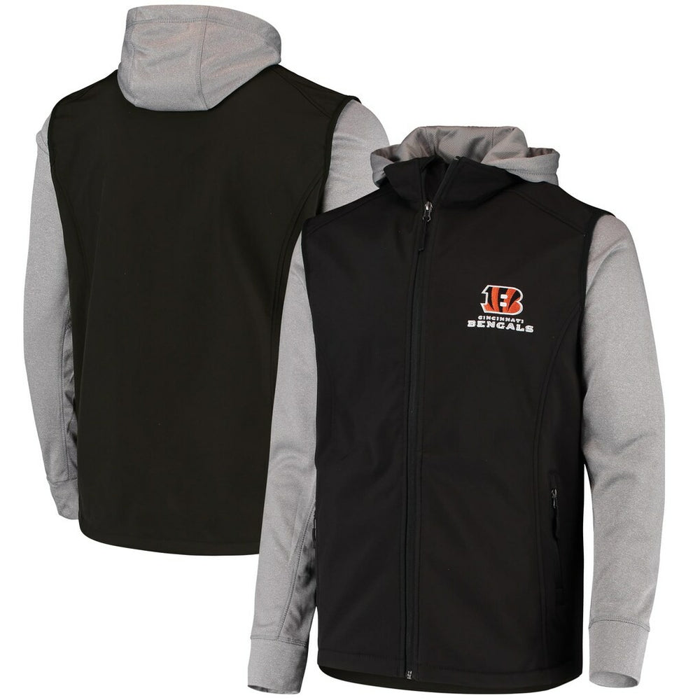 Cincinnati Bengals Dunbrooke Alpha Full-Zip Jacket Black/Gray