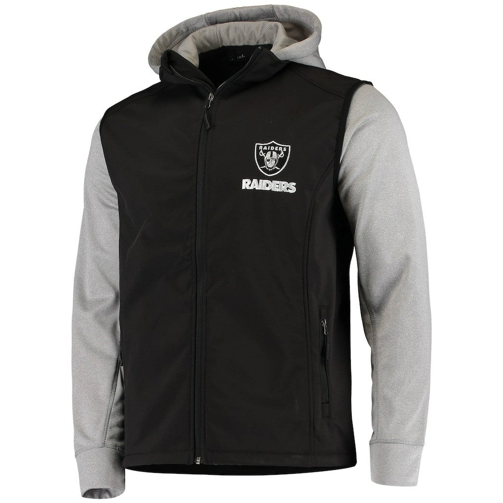 Las Vegas Raiders Dunbrooke Alpha Full-Zip Jacket Black/Gray