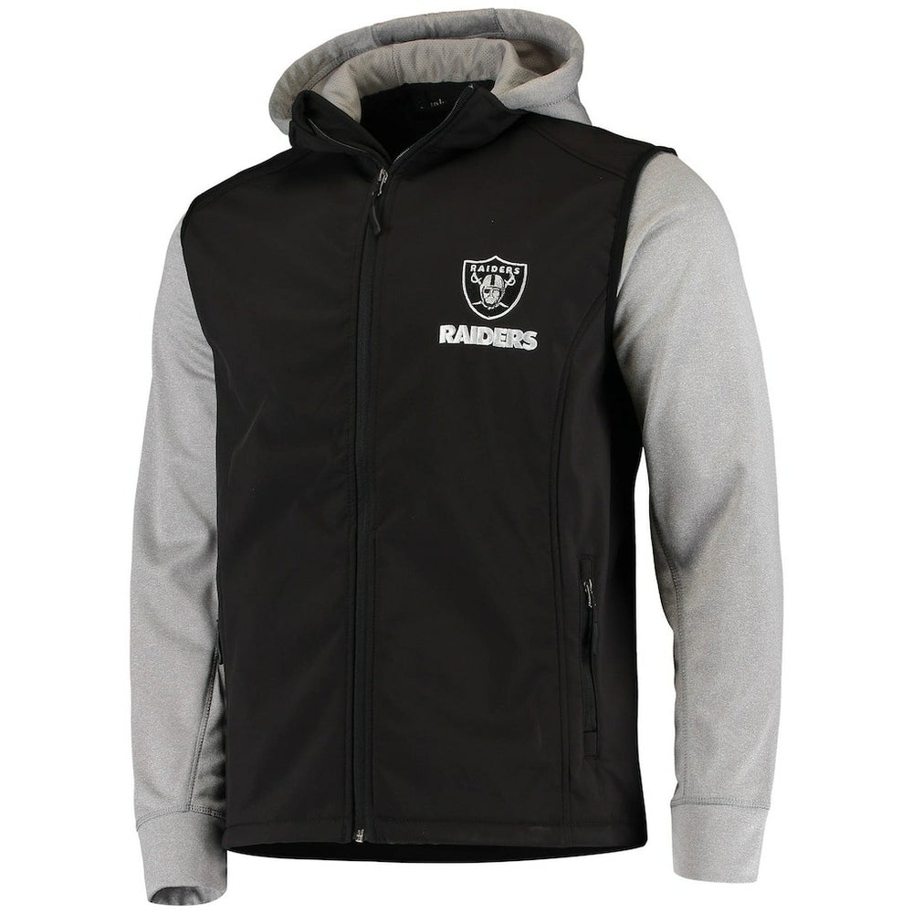Las Vegas Raiders Dunbrooke Alpha Full-Zip Jacket Black/Gray