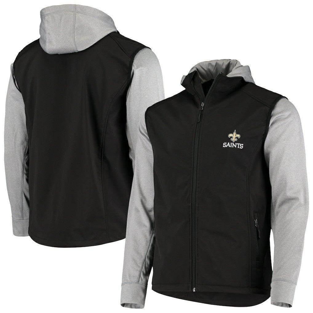 New Orleans Saints Dunbrooke Alpha Full-Zip Jacket Black/Gray