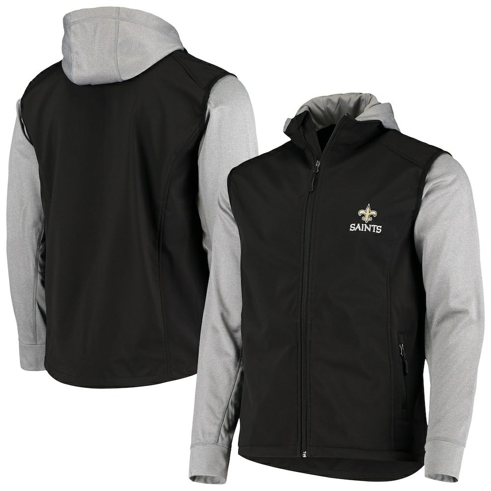 New Orleans Saints Dunbrooke Alpha Full-Zip Jacket Black/Gray