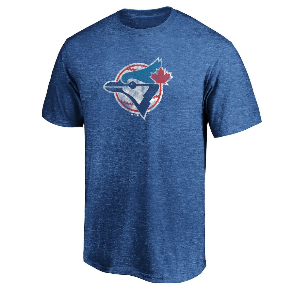 Toronto Blue Jays Cooperstown Collection True Classics Throwback Logo Tri-Blend T-Shirt - Royal - MLB Sale