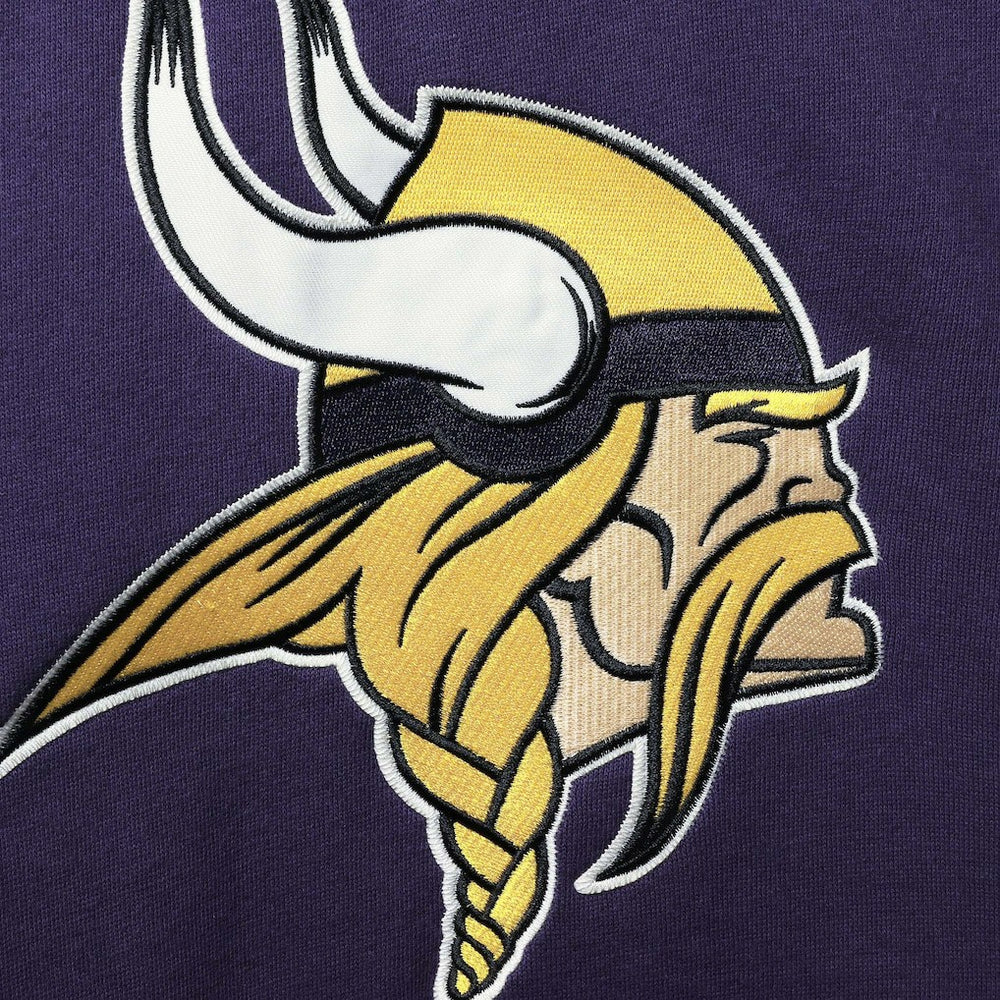 47 brand Minnesota Vikings '47 Lacer V-Neck Pullover Hoodie Purple/Gold