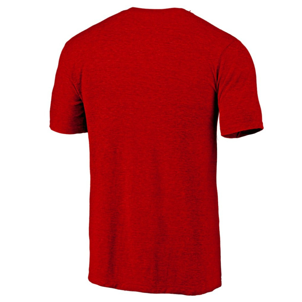 Chicago Blackhawks Distressed Tri-Blend T-Shirt - Red - NHL 3872162